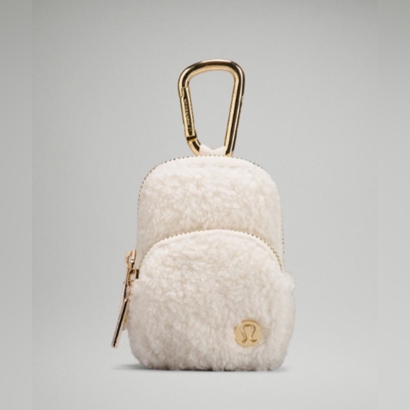 lululemon athletica Accessories - Lululemon Nano Clip-On Backpack *Fleece in Light Ivory
